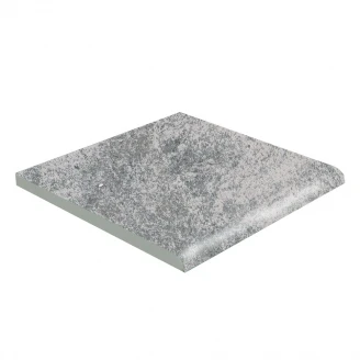 Klinker Ocean Bullnose Grå Blank 15x15 cm-2